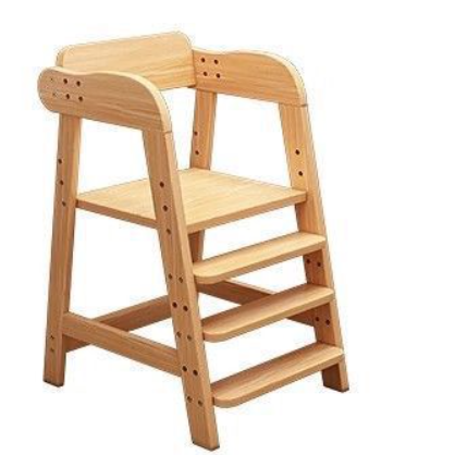 Moderne Einfachheit Kinder Dreifach Quadrat Stoff Gummibaumholz Esszimmerstuhl Rückenlehne Für Esszimmer 
