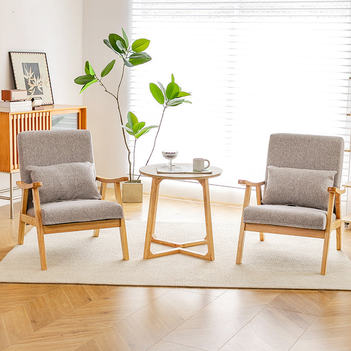 Chaise d'appoint japonaise traditionnelle à dossier et accoudoirs, en cuir synthétique, bois massif, de forme courbée rectangulaire, carrée et trapézoïdale, pour salon 