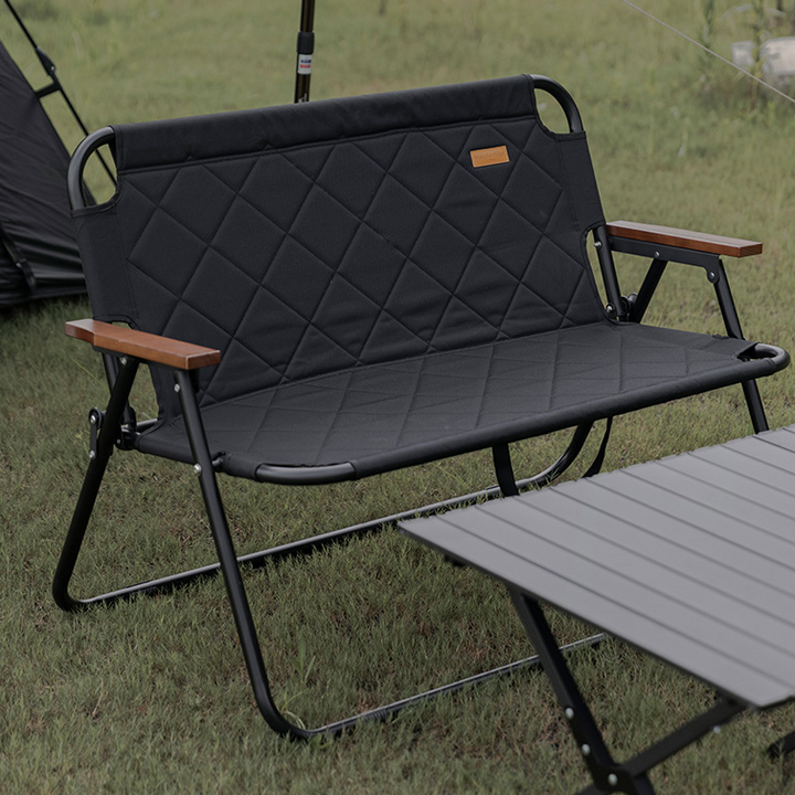 Modern Simplicity Rectangular Prismatic Foldable Oxford Fabric Aluminum Alloy Iron Chair Backrest Armrest For Outdoor
