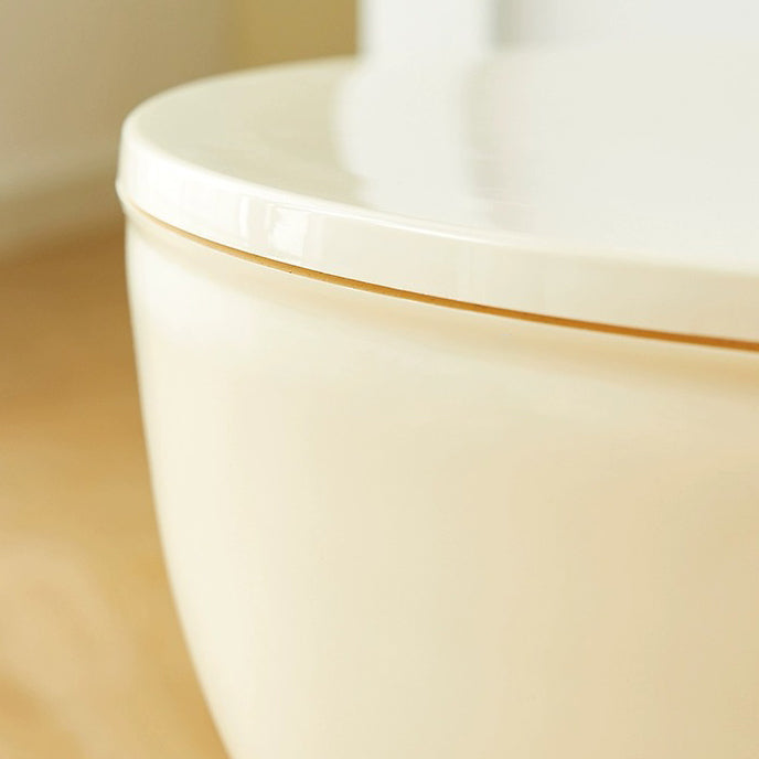 Tabouret bas en plastique PVC en forme de barbell demi-rond scandinave contemporain pour salon 