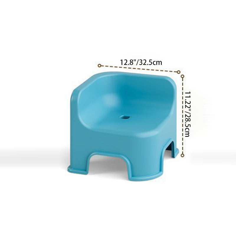 Modern Simplicity Kids Square Plastic Low Stool For Living Room