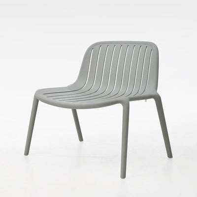 Contemporary Scandinavian Curved Square Seam PP Chair Backrest For Living Room
