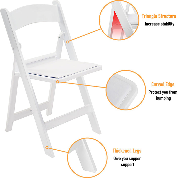 Chaise en plastique carrée pliable minimaliste moderne avec dossier pour salon 
