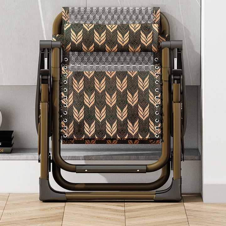 Simplicité Moderne Tesla Acier Rectangulaire Barley Repose-pieds Inclinable Pliable Pour Salon 