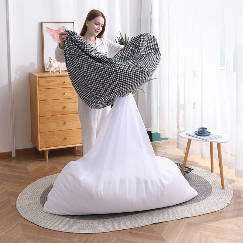Repose-pieds rond paresseux en coton fin scandinave contemporain pour salon 