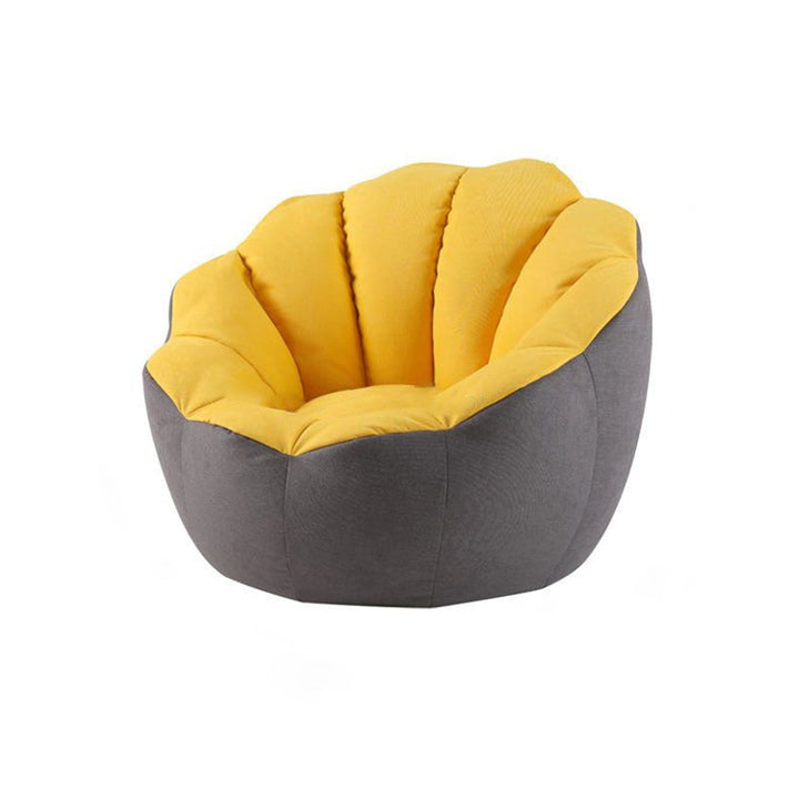 Repose-pieds rond paresseux en coton fin scandinave contemporain pour salon 