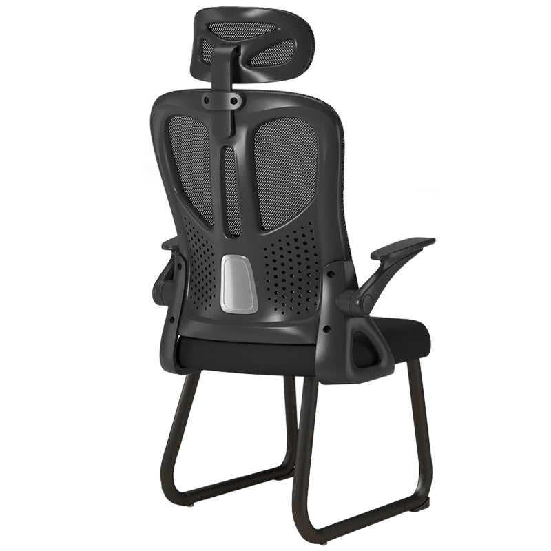 Modern Simplicity Polyester Mesh PP Sponge Latex Iron Square Desk Chair Backrest Armrest For Home Office