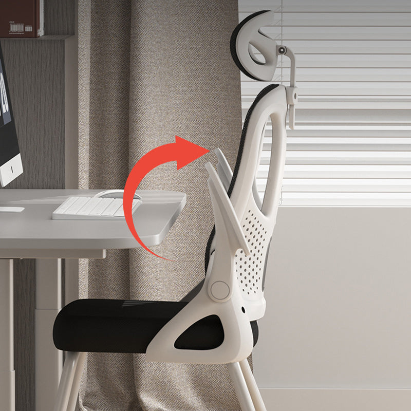Modern Simplicity Polyester Mesh PP Sponge Latex Iron Square Desk Chair Backrest Armrest For Home Office
