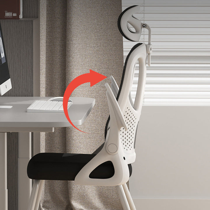 Modern Simplicity Polyester Mesh PP Sponge Latex Iron Square Desk Chair Backrest Armrest For Home Office