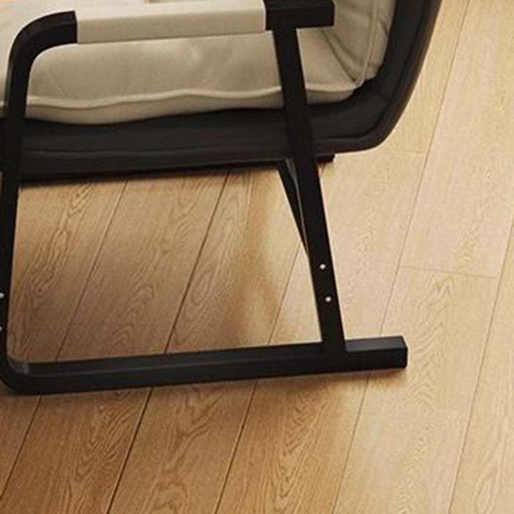 Moderner minimalistischer Stoff Kohlenstoffstahl Baumwolle quadratischer Schreibtischstuhl Fußstütze Rückenlehne verstellbar für Home Office 