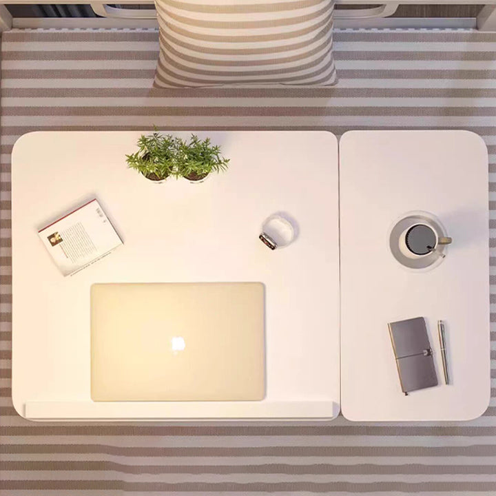 Contemporary Scandinavian Rectangular MDF Iron Folding Laptop Desk Desktop Adjustable For Bedroom