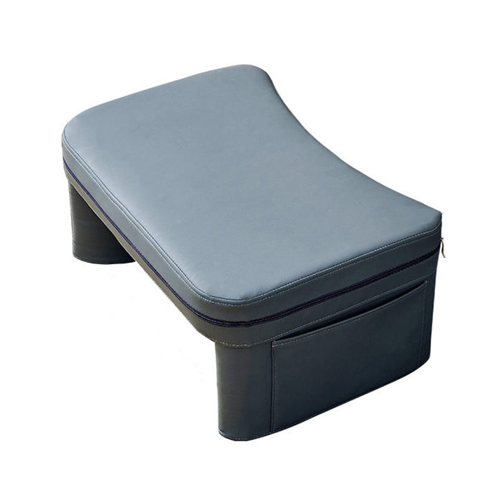 Modern Minimalist Rectangle Curved PU Leather EVA Foam Lap Desk For Bedroom
