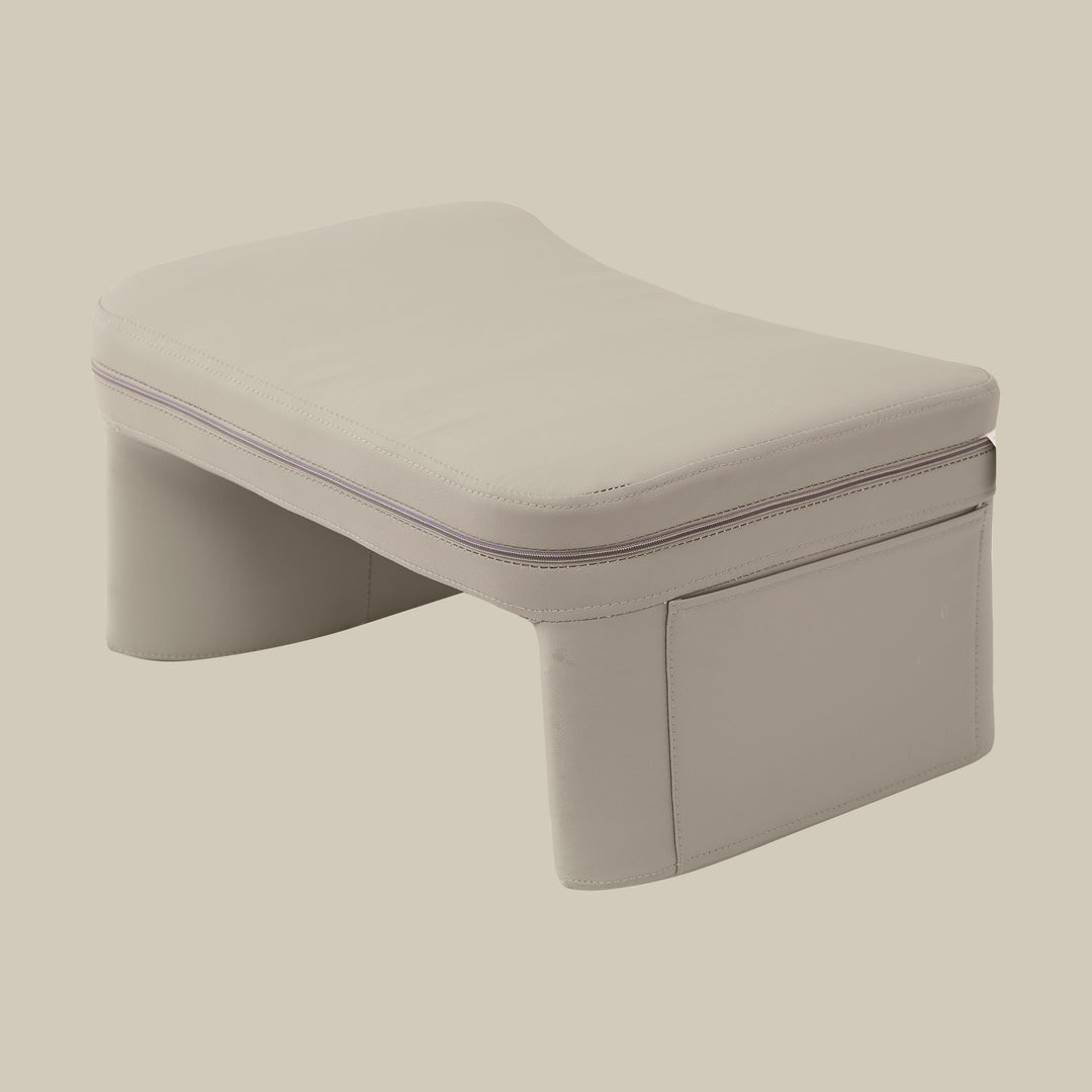 Modern Minimalist Rectangle Curved PU Leather EVA Foam Lap Desk For Bedroom