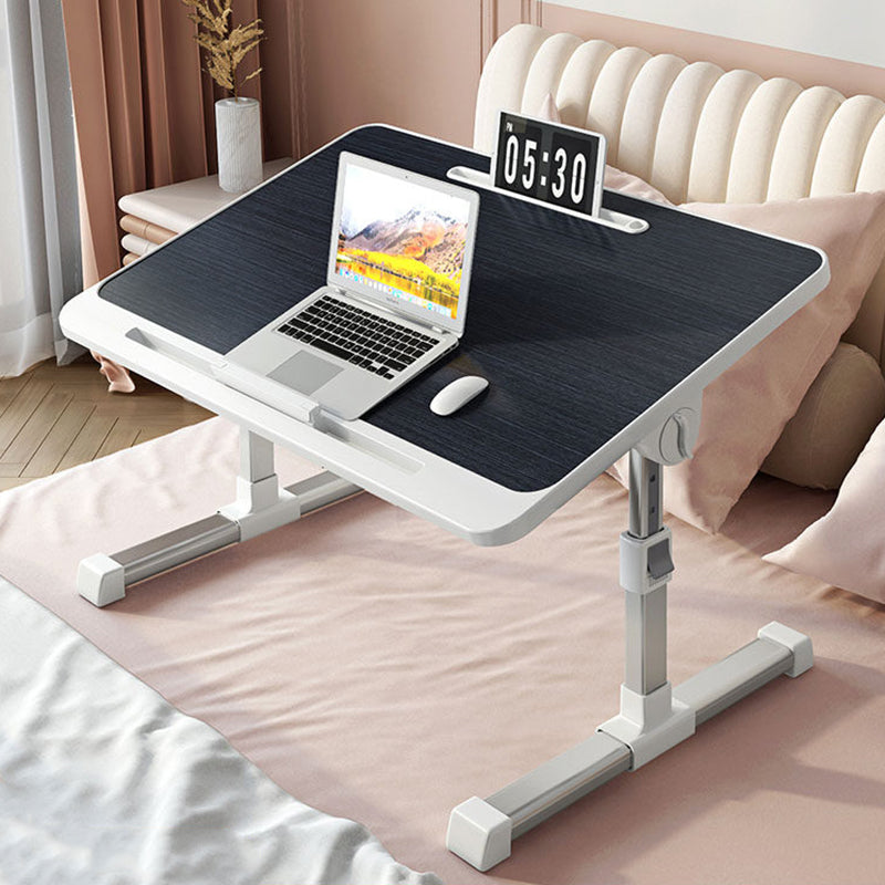 Modern Minimalist Rectangular MDF Carbon Steel Folding Desk Adjustable Height For Bedroom
