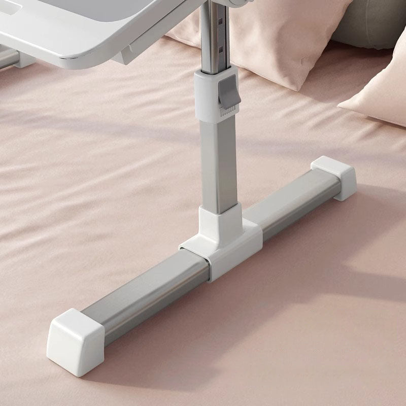 Modern Minimalist Rectangular MDF Carbon Steel Folding Desk Adjustable Height For Bedroom