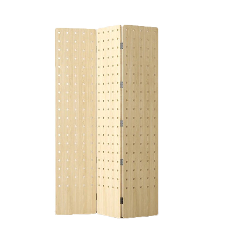 Contemporary Scandinavian Rectangular Curved Eco-Board Folding Room Divider For Living Room