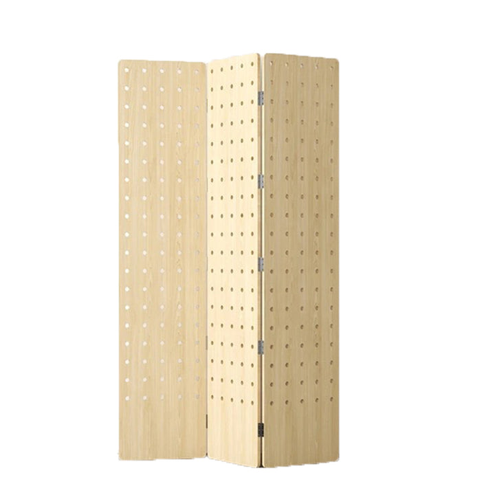 Contemporary Scandinavian Rectangular Curved Eco-Board Folding Room Divider For Living Room