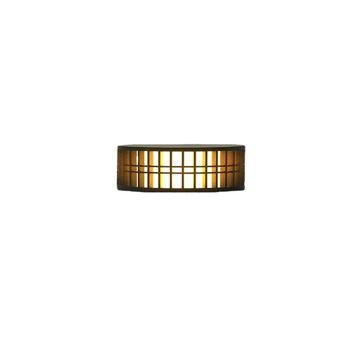 Modern Minimalist Stainless Steel Acrylic Cylindrical LED Outdoor Light For Garden