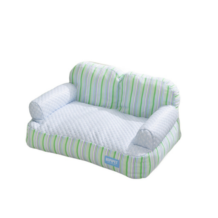 Contemporary Coastal Polyester Fabric PP Cotton Rectangular Dog Bed Pet Bed For Living Room