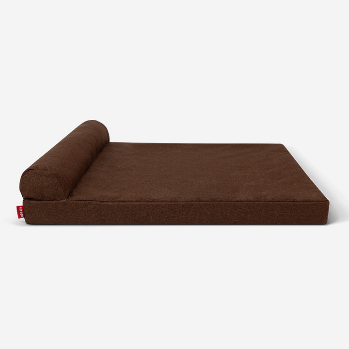 Modern Minimalist Rectangular Linen Fabric Cooling Dog Bed Pet Bed Removable For Living Room