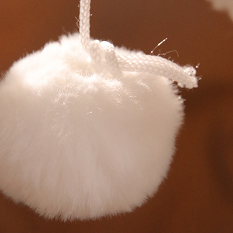Contemporary Creative Velvet PP Cotton Mushroom Shaped Plush Lightweight Enclosed Cat Bed For Living Room