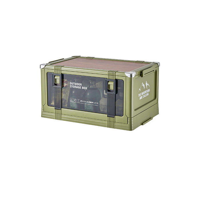 Modern Minimalist PP&amp;TPE MDF Foldable Stackable Space-Saving Rectangular 2-Tier Storage Cabinet For Outdoor Patio