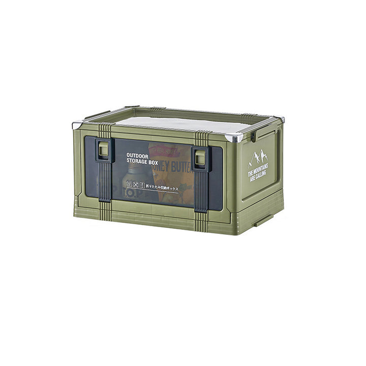 Modern Minimalist PP&amp;TPE MDF Foldable Stackable Space-Saving Rectangular 2-Tier Storage Cabinet For Outdoor Patio