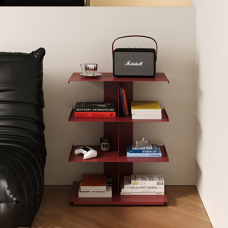 Modern Minimalist Cold-Rolled Steel Rectangular Space-Saving Decorative Movable 4-Tier Shoe Storage For Entryway &amp; Living Room
