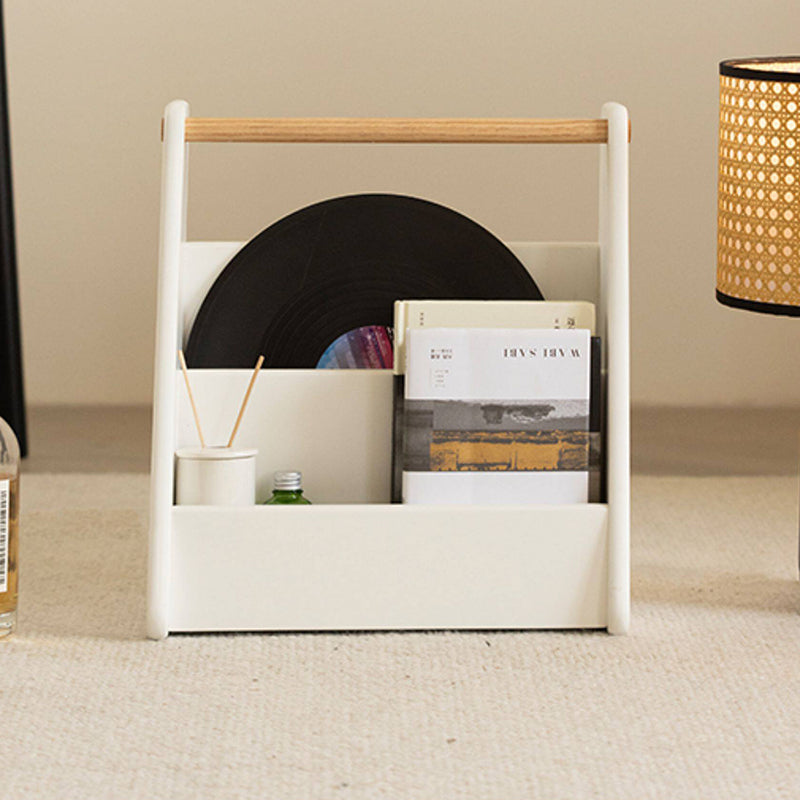 Modern Minimalist Birch Wood &amp; Oak Wood Box-Style Decorative Lightweight Storage Rack 2-Tier For Living Room