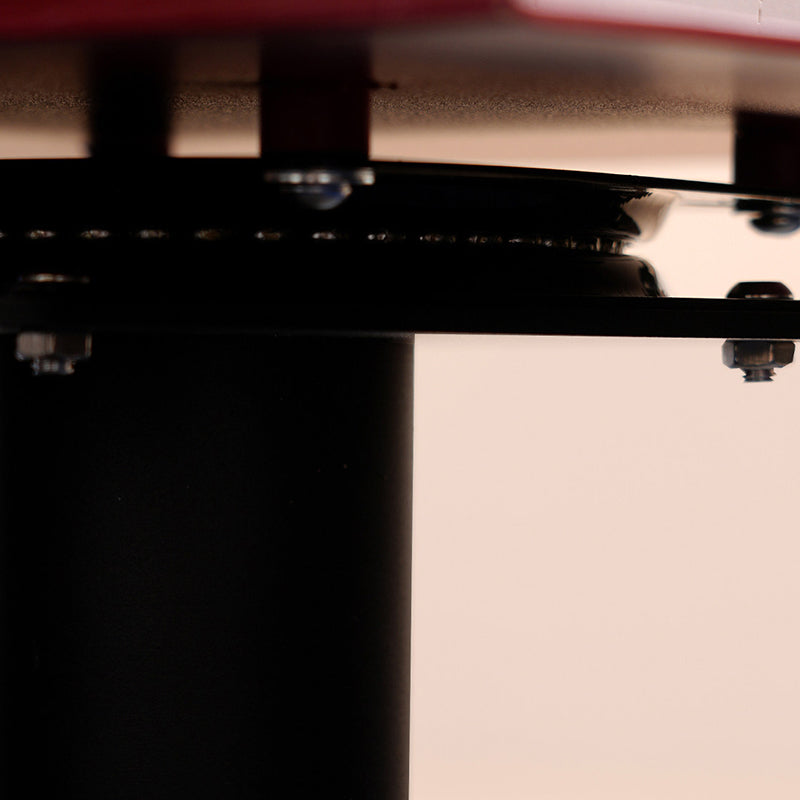 Modern Minimalist Cold-Rolled Steel Decorative Checkerboard Shaped Rotating 5-Tier Storage Rack For Living Room