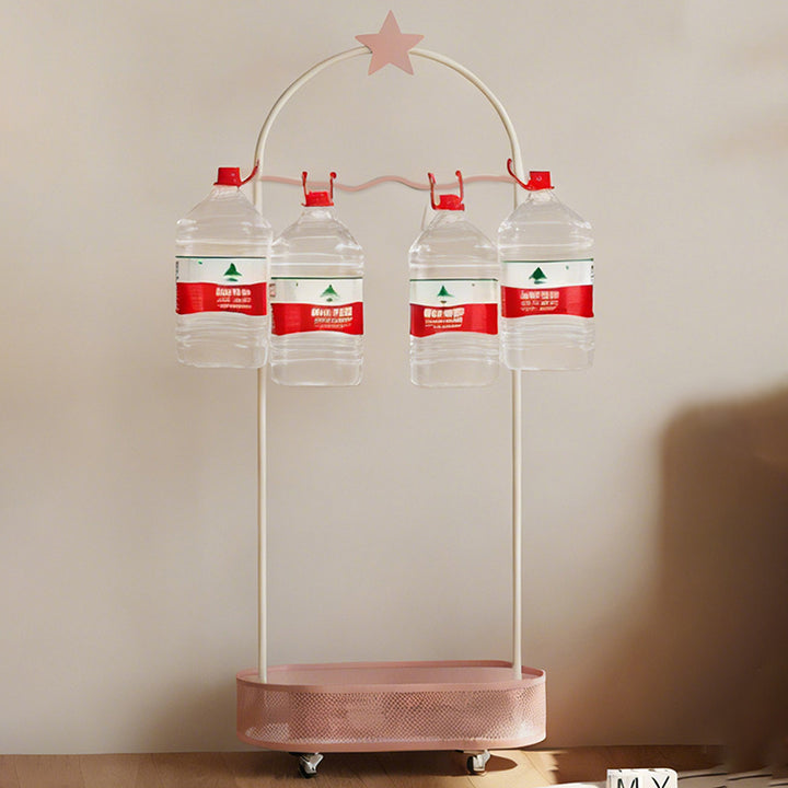 Modern Minimalist Vacuum-Formed Panel Iron Decorative Star-Shaped Design Kids Hall Tree For Bedroom