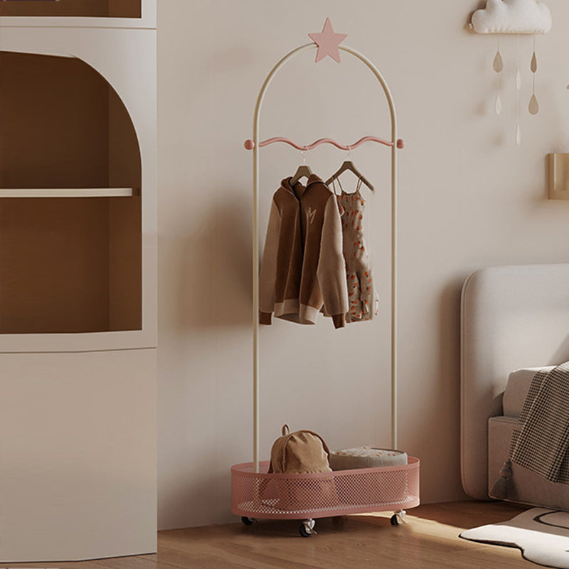 Modern Minimalist Vacuum-Formed Panel Iron Decorative Star-Shaped Design Kids Hall Tree For Bedroom