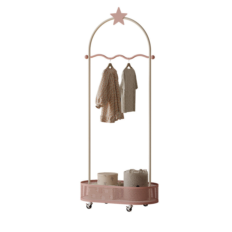 Modern Minimalist Vacuum-Formed Panel Iron Decorative Star-Shaped Design Kids Hall Tree For Bedroom