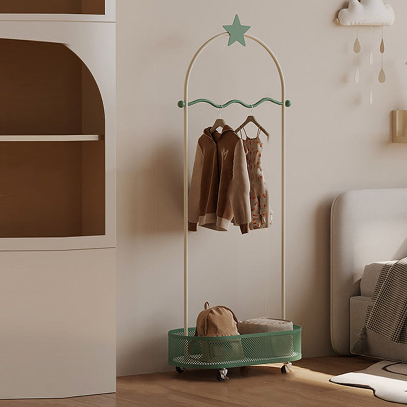 Modern Minimalist Vacuum-Formed Panel Iron Decorative Star-Shaped Design Kids Hall Tree For Bedroom