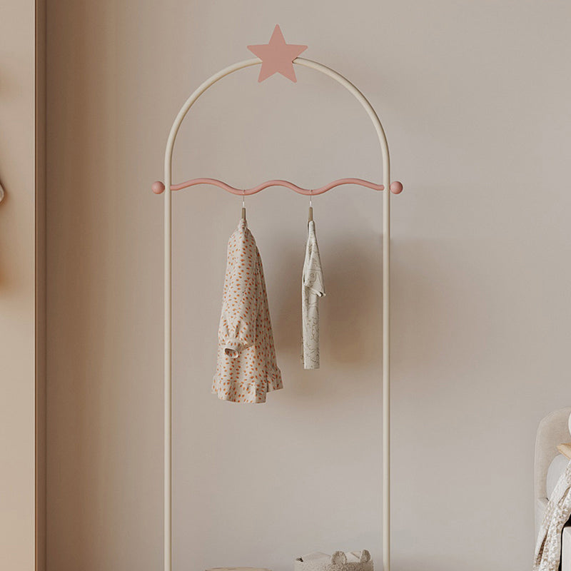 Modern Minimalist Vacuum-Formed Panel Iron Decorative Star-Shaped Design Kids Hall Tree For Bedroom