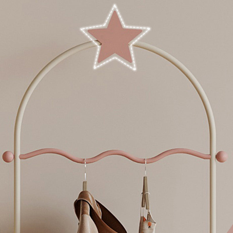 Modern Minimalist Vacuum-Formed Panel Iron Decorative Star-Shaped Design Kids Hall Tree For Bedroom