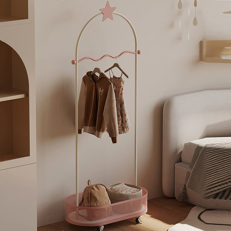 Modern Minimalist Vacuum-Formed Panel Iron Decorative Star-Shaped Design Kids Hall Tree For Bedroom