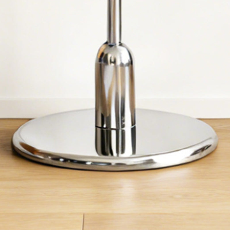 Contemporary Retro Rubberwood Stainless Steel Space-Saving Dandelion-Shaped Hall Tree For Bedroom