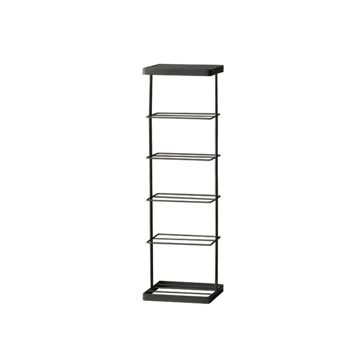 Modern Minimalist Iron Space-Saving Rectangular Shoe Storage 6-Tier For Entryways