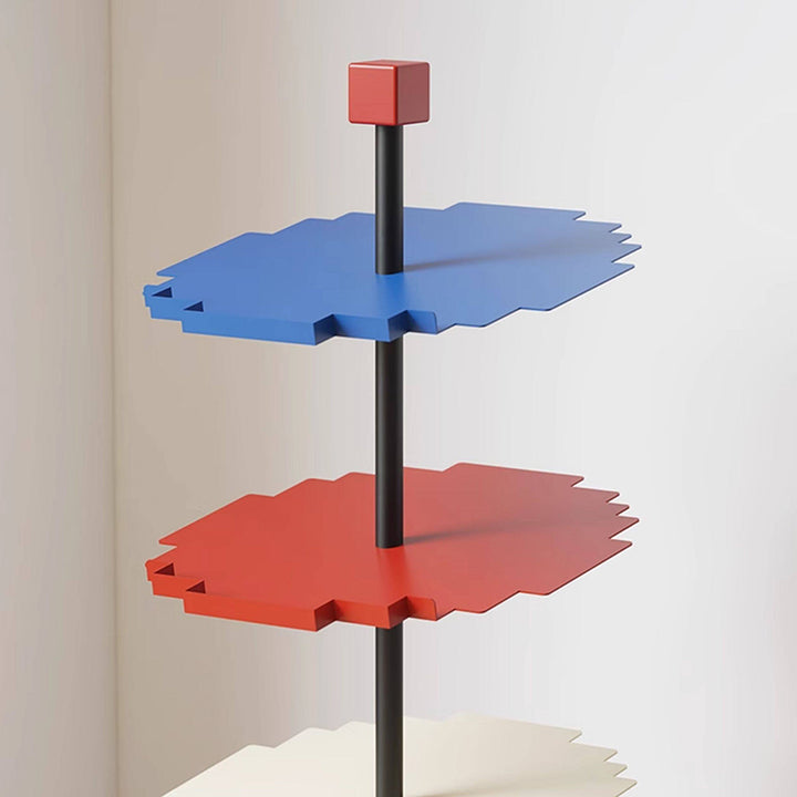 Modern Minimalist Iron Decorative Space-Saving Mosaic-Shaped Shoe Storage 4-Tier For Entryways