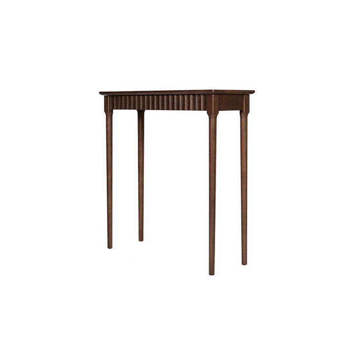 Modern Mid-century Maple Wood Decorative Rectangular Console Table 1-Drawer For Entryways