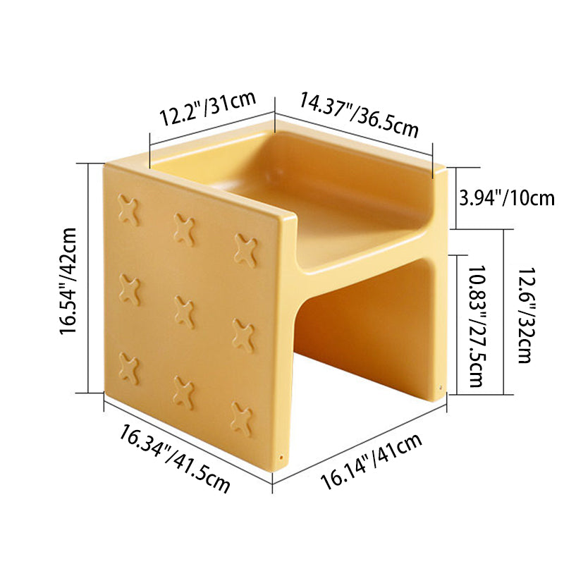Modern Minimalist PE Plastic Square Decorative Multifunctional Highly Practical Side Table For Living Room &amp; Bedroom