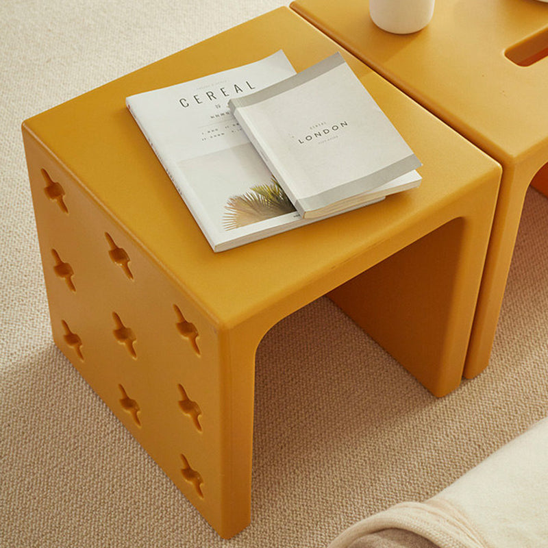 Modern Minimalist PE Plastic Square Decorative Multifunctional Highly Practical Side Table For Living Room &amp; Bedroom