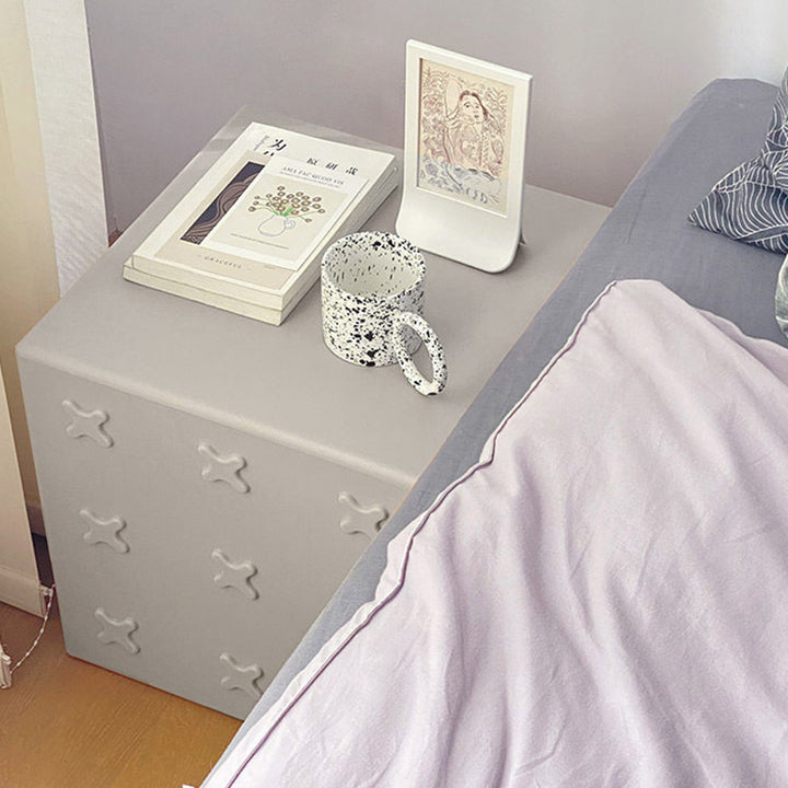 Modern Minimalist PE Plastic Square Decorative Multifunctional Highly Practical Side Table For Living Room &amp; Bedroom