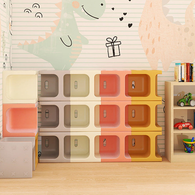 Modern Minimalist PE Plastic Square Decorative Multifunctional Highly Practical Side Table For Living Room &amp; Bedroom