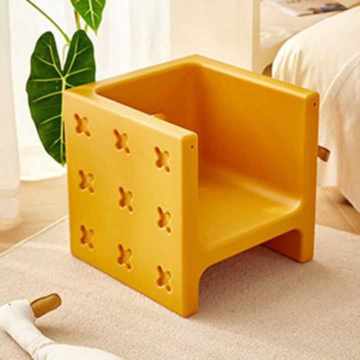 Modern Minimalist PE Plastic Square Decorative Multifunctional Highly Practical Side Table For Living Room &amp; Bedroom