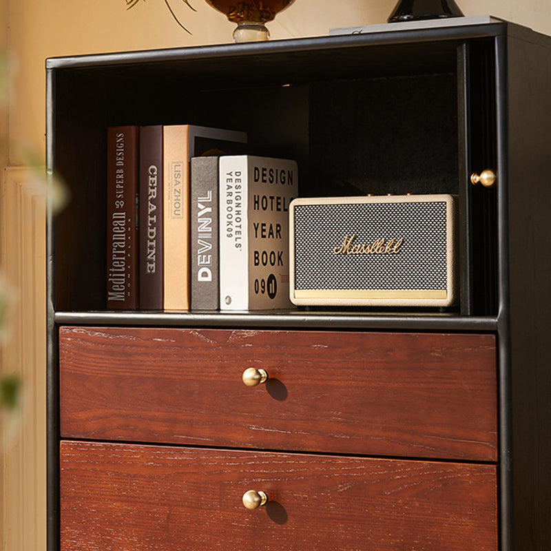 Traditional Vintage Solid Wood Rectangular Storage Cabinet With 4 Drawers For Bedroom &amp; Living Room