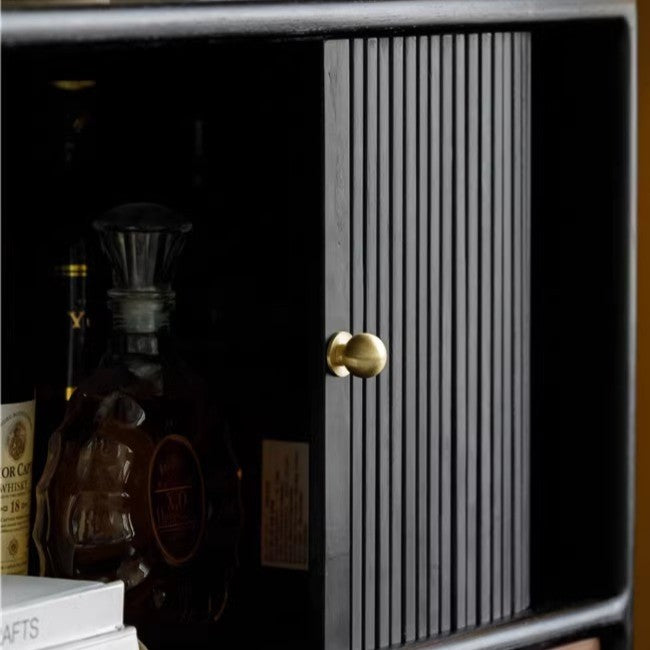 Traditional Vintage Solid Wood Rectangular Storage Cabinet With 4 Drawers For Bedroom &amp; Living Room