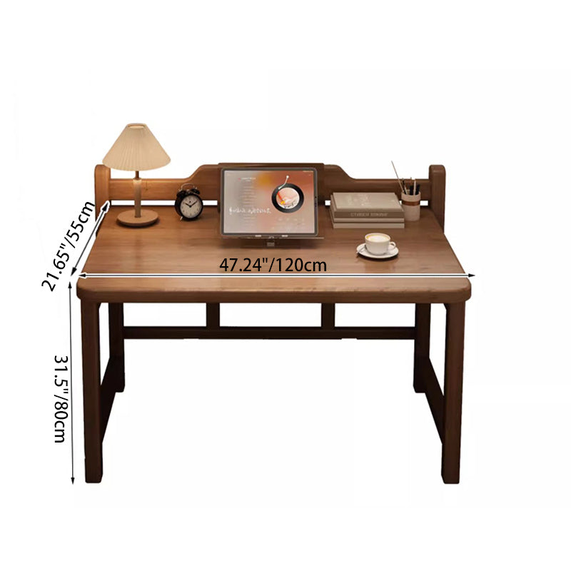Modern Minimalist Wooden Rectangular Desk For Home Office