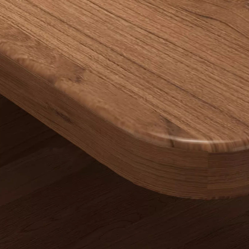Modern Minimalist Wooden Rectangular Desk For Home Office